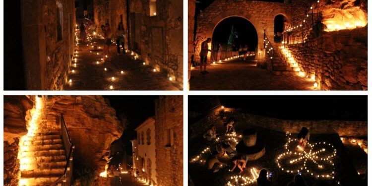 Más de 5000 velas iluminarán el precioso casco histórico de Culla este próximo sábado