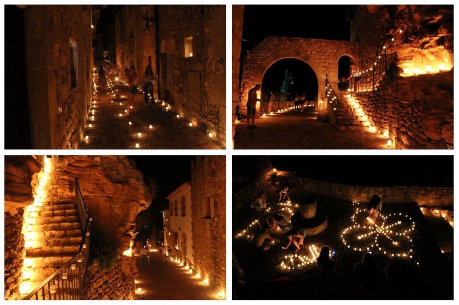 Más de 5000 velas iluminarán el precioso casco histórico de Culla este próximo sábado