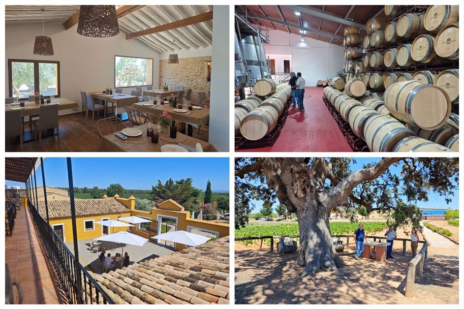 Bodegas Nodus, una antigua colonia agrícola convertida en bodega, restaurante y hotel rural
