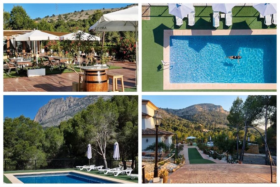 Así es Finca Fabiola, un precioso hotel con encanto en Finestrat con vistas al Puig Campana