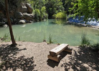 El Remanso Las Mulas, un bello rincón del río Turia en Chulilla con aguas cristalinas