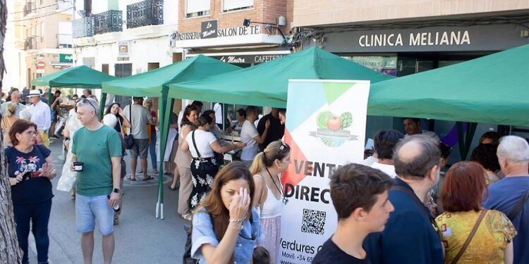 Meliana acoge en julio tres mercados de productos de la huerta con venta directa de agricultores