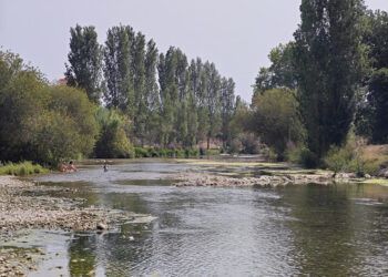 El Pas de la Guàrdia, una zona de baño del río Serpis en la localidad de Villalonga