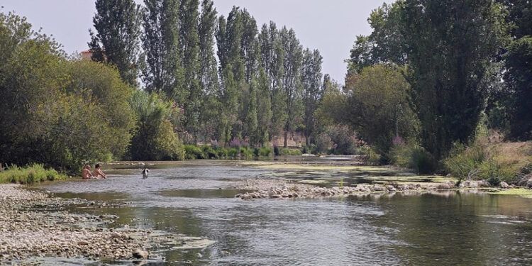 El Pas de la Guàrdia, una zona de baño del río Serpis en la localidad de Villalonga