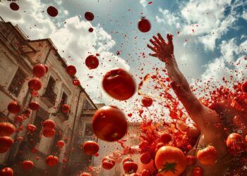 El origen de la Tomatina de Buñol, la gran batalla pacífica de tomates más famosa del mundo