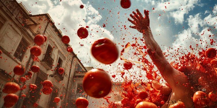 El origen de la Tomatina de Buñol, la gran batalla pacífica de tomates más famosa del mundo