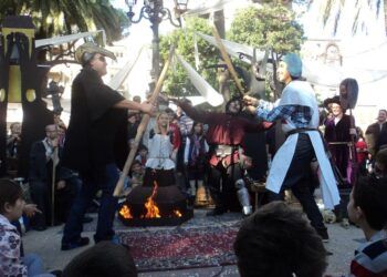 Benicalap, un barrio de Valencia, acoge esta semana un gran mercado medieval con espectáculos