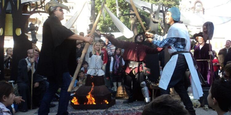 Benicalap, un barrio de Valencia, acoge esta semana un gran mercado medieval con espectáculos