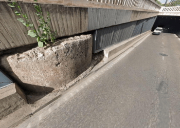 ¿Sabías que hay un fragmento de la muralla cristiana del s. XIV de Valencia en un túnel?