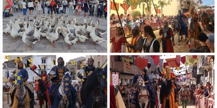 La Pobla de Vallbona acoge el mayor mercado medieval de Valencia con 150 espectáculos gratis
