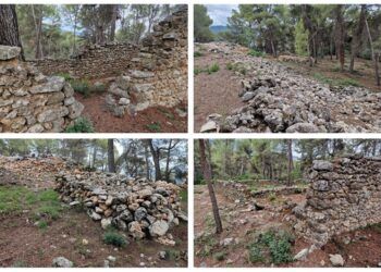 El poblado ibérico del Corralet, un yacimiento de la provincia de Valencia oculto entre pinos