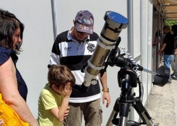 Observación astronómica gratuita de los Jardines de Viveros de Valencia