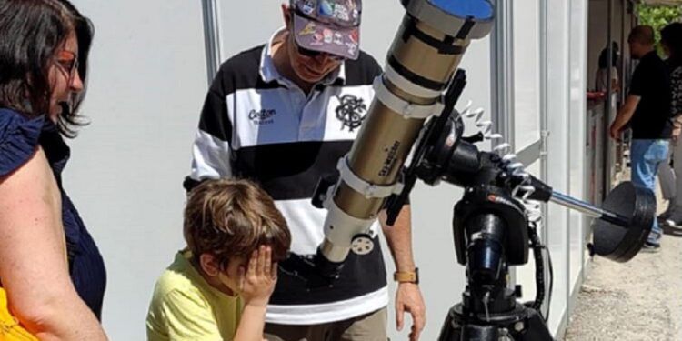 Observación astronómica gratuita de los Jardines de Viveros de Valencia