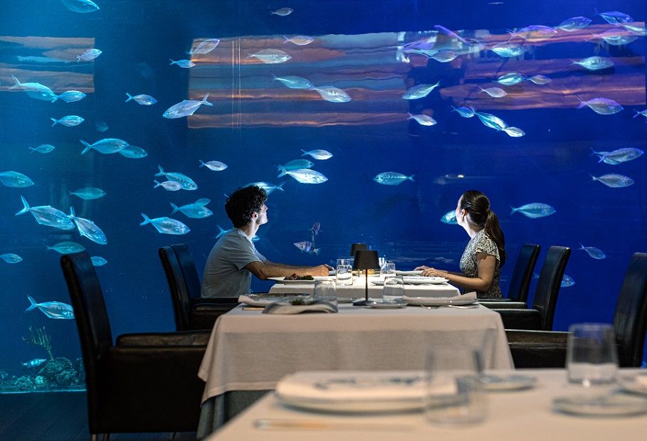 Saborea una exclusiva cena con Hispano-Suizas en el único restaurante submarino de Valencia