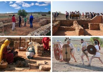 Jornadas de puertas abiertas en la ciudad íbera de Kelin, el yacimiento de Caudete de las Fuentes