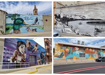 La ruta del arte urbano de Riola, una sencilla caminata para conocer 14 obras artísticas