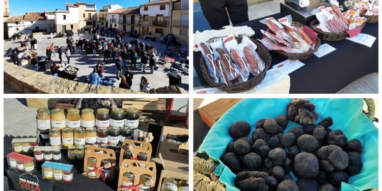 Mercado de la trufa y productos del Maestrat todos los domingos en la villa medieval de Culla