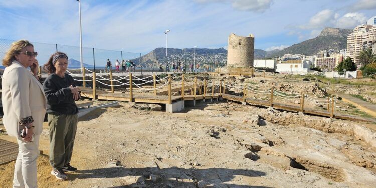 El yacimiento romano de los Baños de la Reina de Calpe abre al público tras su adecuación