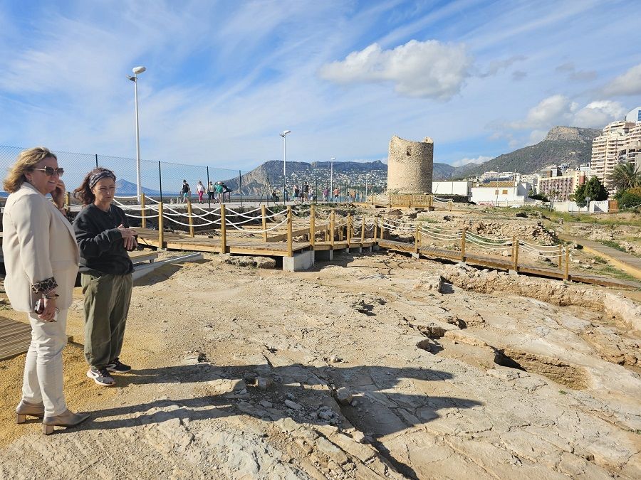 El yacimiento romano de los Baños de la Reina de Calpe abre al público tras su adecuación