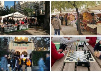 Fira de Nadal del Lluís Vives 2024, regresa al centro de Valencia esta tradicional feria navideña