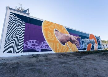 ¿Sabías que uno de los mayores murales de arte urbano de España se encuentra en Gandia?