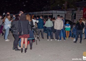 Nueva observación astronómica gratuita en los Jardines de Viveros de Valencia