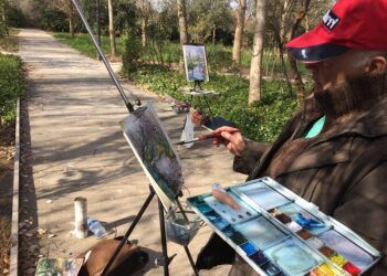 Acuarelistas valencianos invitan a dibujar y pintar al aire libre en rincones emblemáticos de Valencia