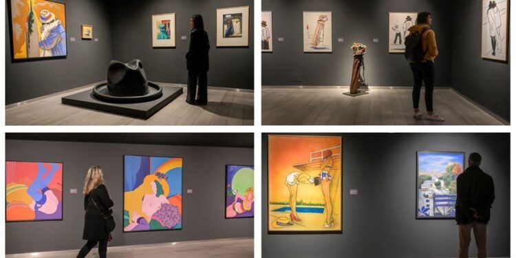 La primera exposición en Valencia del artista español referente del «pop art» integra 54 obras