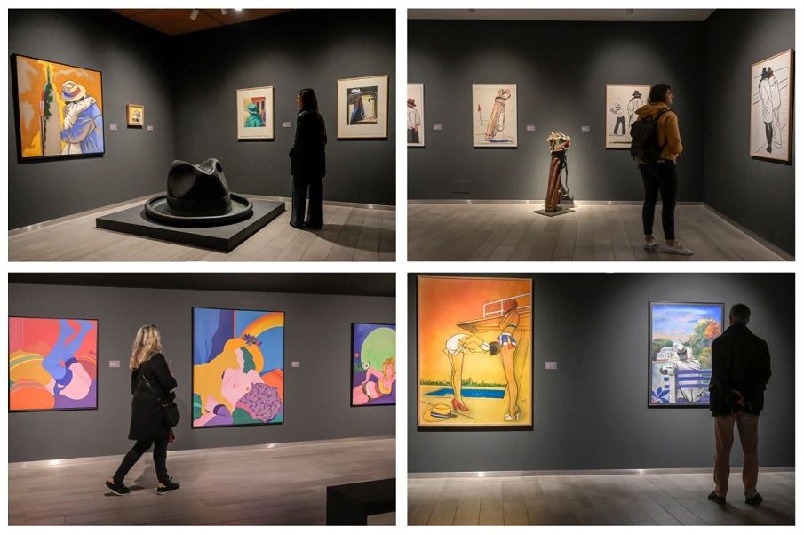 La primera exposición en Valencia del artista español referente del «pop art» integra 54 obras