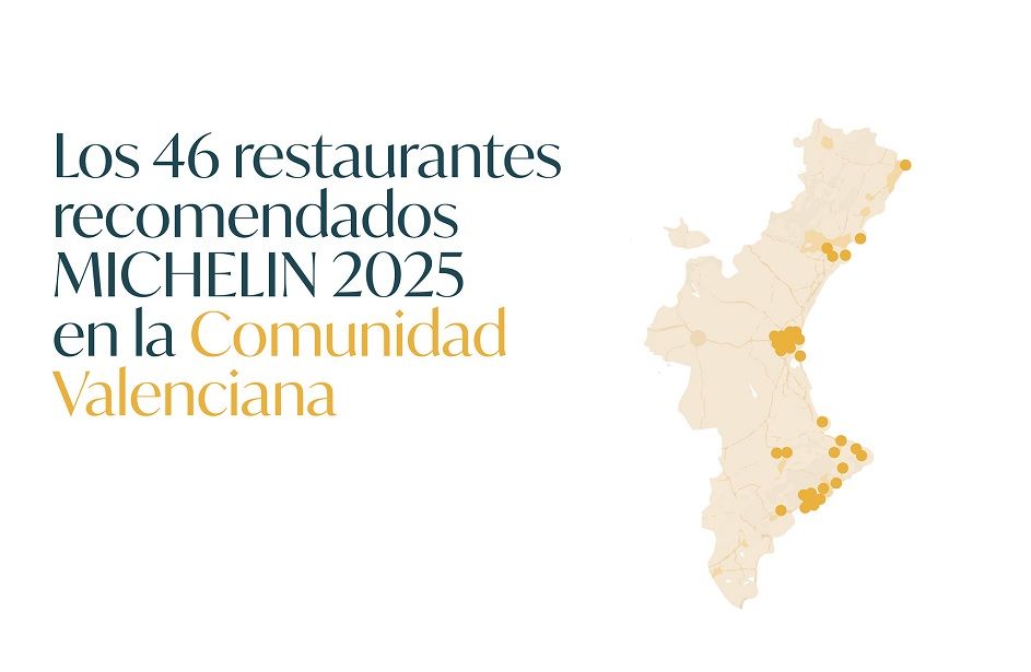 Estos son todos los restaurantes recomendados MICHELIN 2025 en la Comunitat Valenciana