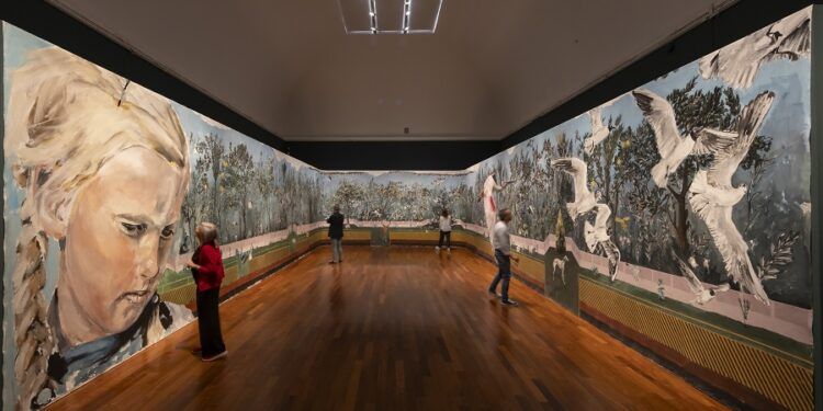 Valencia exhibe por primera vez en España la recreación de las pinturas romanas de Livia Drusila