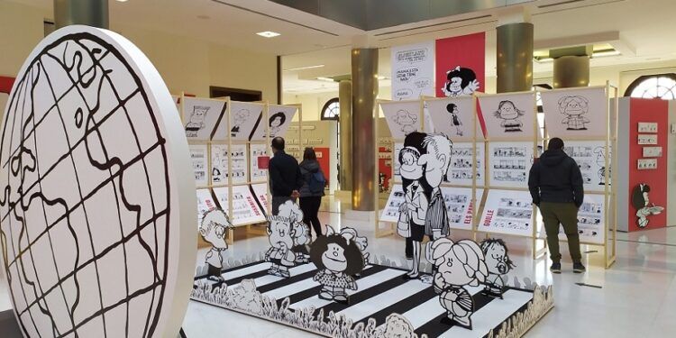 Mafalda llega al Edificio del Reloj de Valencia con una exposición medioambiental gratuita
