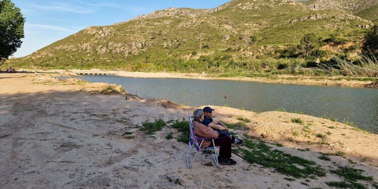 La playa fluvial de Bugarra, una zona de baño desaparecida a la espera de ser reconstruida