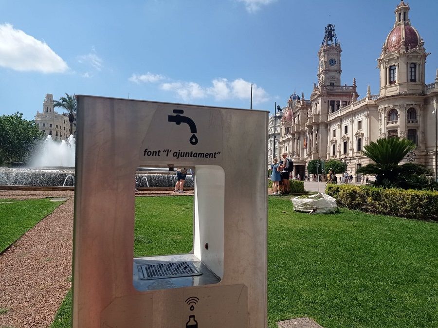 Refugios climáticos y fuentes refrigeradas en Valencia para llevar mejor las altas temperaturas