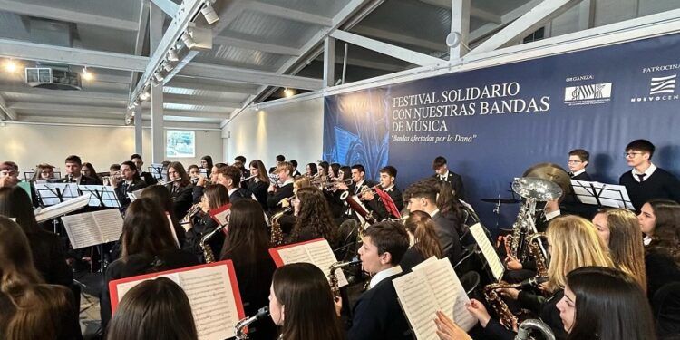 Nuevo Centro acoge 12 conciertos solidarios en apoyo a bandas de música afectadas por la dana