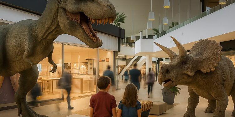 La vuelta al cole del Saler se vive entre dinosaurios gigantes y actividades infantiles gratuitas