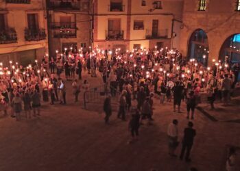 La Noche de las Hachas regresa a Castielfabib con dos días de artes escénicas, fuego y folklore