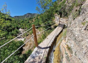 La ruta de las acequias y balsas del Barranco del Nacimiento, una zona poco conocida de Millares