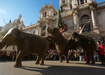 El Circ de Nadal llega a Valencia con un gran show con animales, acrobacias y el musical K-pop