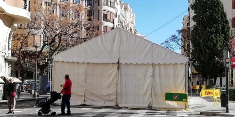 Bando Fallero 2026: restricciones, prohibiciones, montaje de carpas, aparcamientos permitidos…