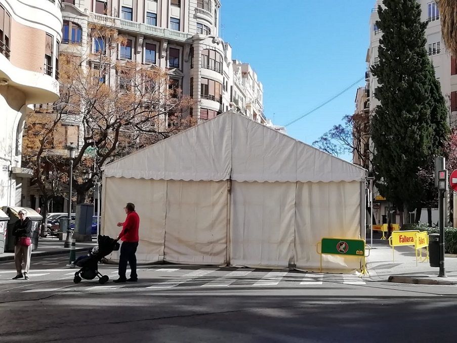 Bando Fallero 2026: restricciones, prohibiciones, montaje de carpas, aparcamientos permitidos…