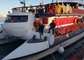 Valencia recibe un año más el Barco de la Navidad con magia y diversión para toda la familia