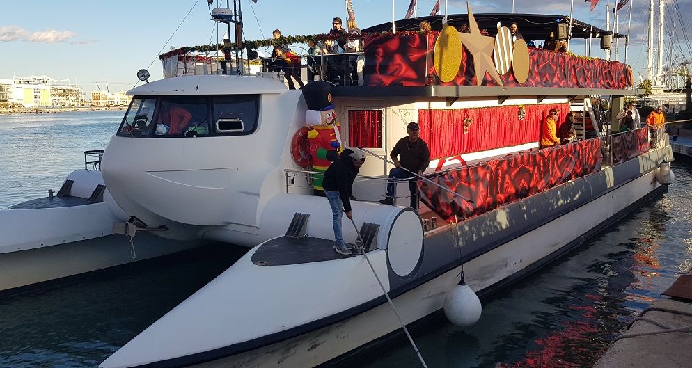 Valencia recibe un año más el Barco de la Navidad con magia y diversión para toda la familia