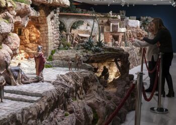 El belén monumental de la Fundación Bancaja regresa a Valencia 30 años después de su creación