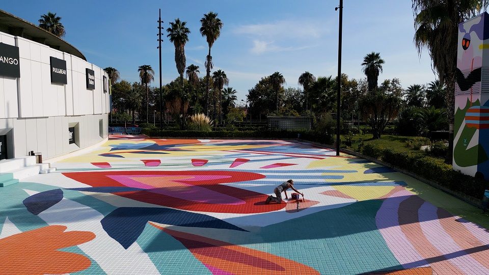 El mayor mural de arte urbano de la Comunitat Valenciana está en Valencia: más de 1.200 m²