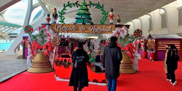 Regresa el mercado navideño de la Ciutat de les Arts i les Ciències con talleres y actividades diarias