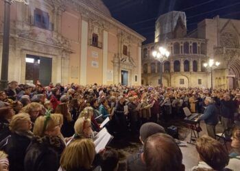 25 corales y más de 600 voces llenarán de villancicos el centro de Valencia este próximo sábado