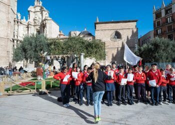 Más de 1.000 niños llenarán de villancicos este viernes las calles del centro histórico de Valencia