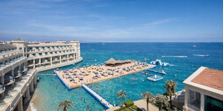 La primera playa flotante de España se estrenará en Valencia este próximo verano