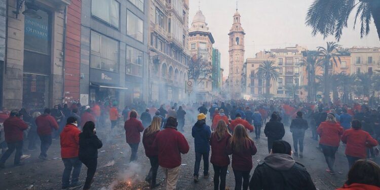 La Macrodespertà llenará el centro de Valencia de pólvora, tradición y un gran terremoto final